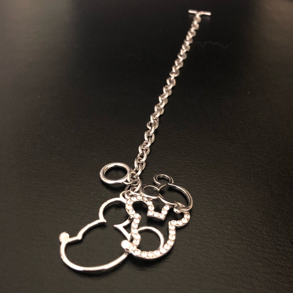 💎Mickey Mouse Triple Charm Toggle Bracelet